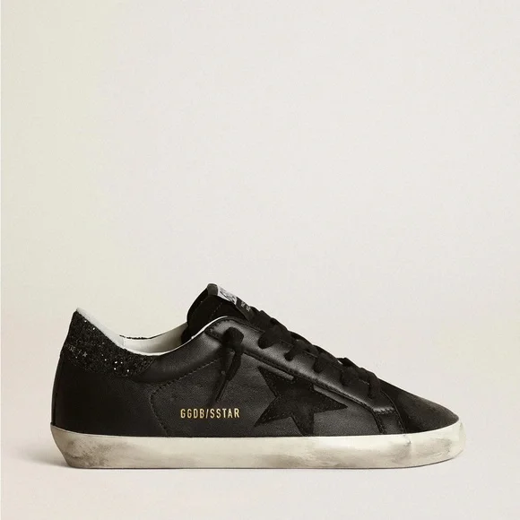 Golden Goose Black and White Sneakers - Picture 6 of 9